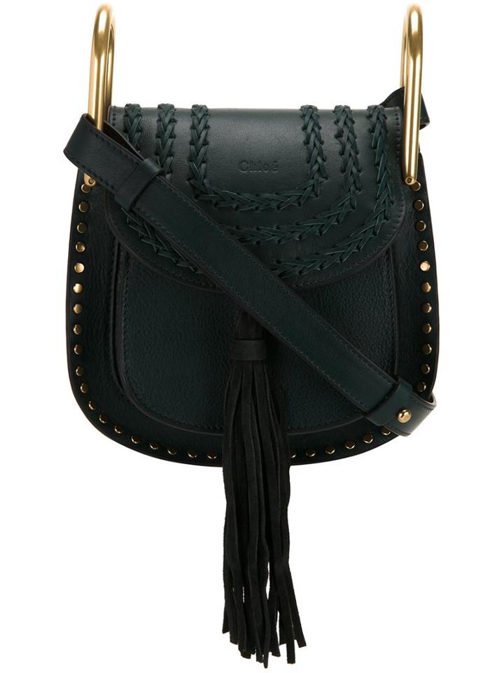 Chloé Mini 'hudson' Shoulder Bag, Women's, Green