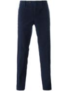 Pt01 Slim-fit Trousers, Men's, Size: 52, Blue, Cotton/spandex/elastane