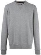 Woolrich Embossed Logo Sweatshirt, Men's, Size: Medium, Grey, Cotton/polyester
