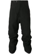 Lost & Found Ria Dunn Panelled Cropped Trousers, Men's, Size: Small, Black, Hemp/cotton