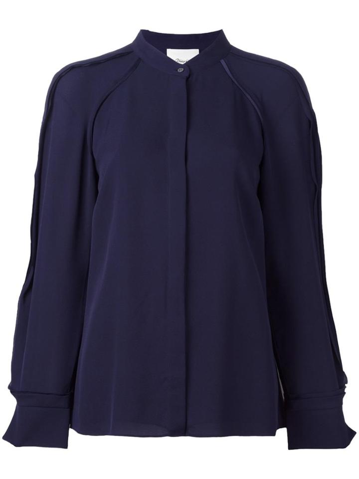 3.1 Phillip Lim Round Neck Blouse - Blue
