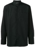 Neil Barrett Grandad Collar Shirt - Black