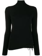Liu Jo Drawstring Hem Jumper - Black