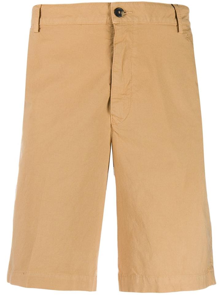 Kenzo Embroidered Logo Chino Shorts - Neutrals