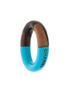 Chanel Vintage Branded Bangle - Brown