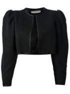 Yves Saint Laurent Vintage Cropped Bolero Jacket, Women's, Size: 38, Black