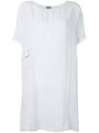 Kristensen Du Nord - Loose Fit Dress - Women - Cotton/linen/flax - 1, Blue, Cotton/linen/flax