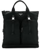 Prada Padded Nylon Backpack - Black