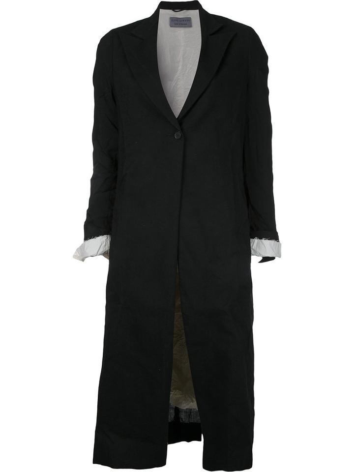 Elena Dawson - Buttoned Coat - Women - Wool - S, Women's, Black, Wool