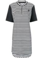 Adidas Short Striped Dress - Black