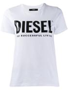 Diesel Pvc Logo T-shirt - White