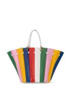 Sara Battaglia Plissè Shopper Tote - Multicolour