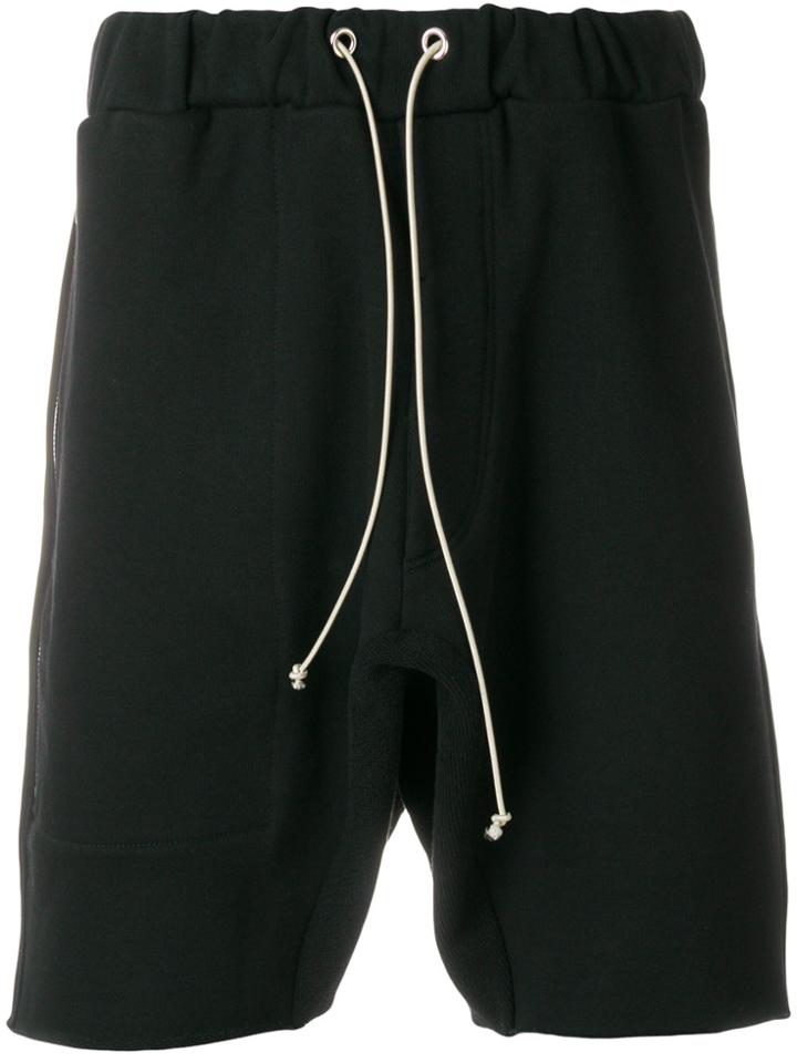 Mr. Completely Zipped Pockets Bermuda Shorts - Black