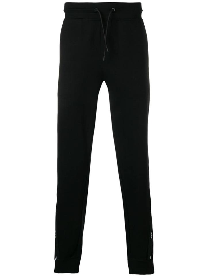 Emporio Armani Logo Detail Track Pants - Black