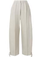 Boboutic Flared Design Trousers - Grey