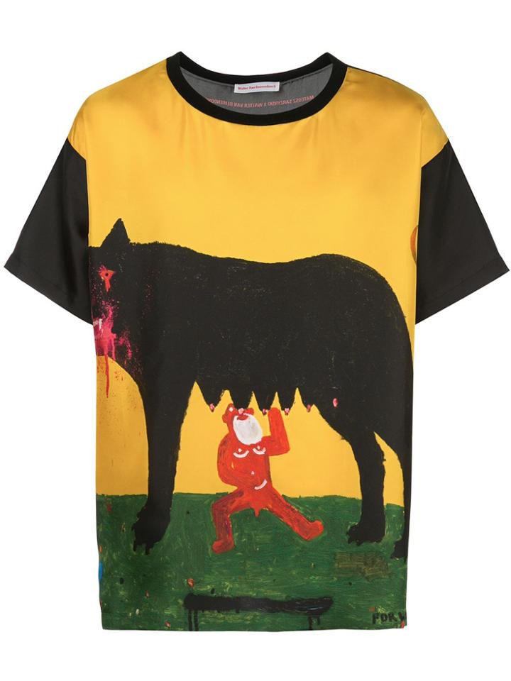 Walter Van Beirendonck Printed T-shirt - Yellow