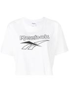 Reebok Logo Cropped T-sshirt - White