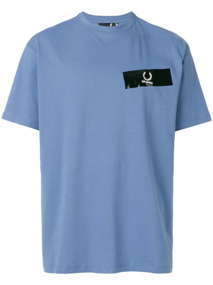Raf Simons X Fred Perry Tape Detail T-shirt - Blue