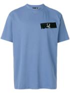 Raf Simons X Fred Perry Tape Detail T-shirt - Blue