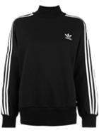 Adidas Originals Funnel-neck Sweatshirt, Women's, Size: 46, Black, Cotton/polyester