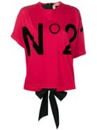 No21 Logo Bow Tie T-shirt - Red