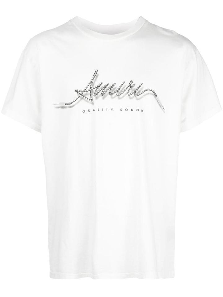 Amiri Plug-in Logo Print T-shirt - White