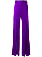 Balmain Thigh Split Trousers - Pink & Purple
