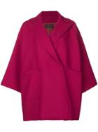 Gianluca Capannolo Oversized Coat - Pink & Purple