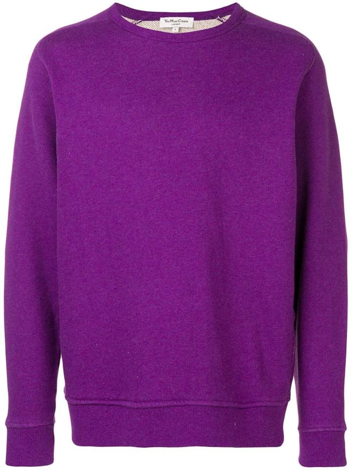 Ymc Basic Sweatshirt - Purple