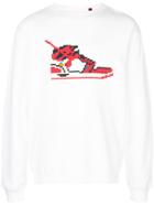 Mostly Heard Rarely Seen 8-bit Virgil 2 Sweatshirt - White