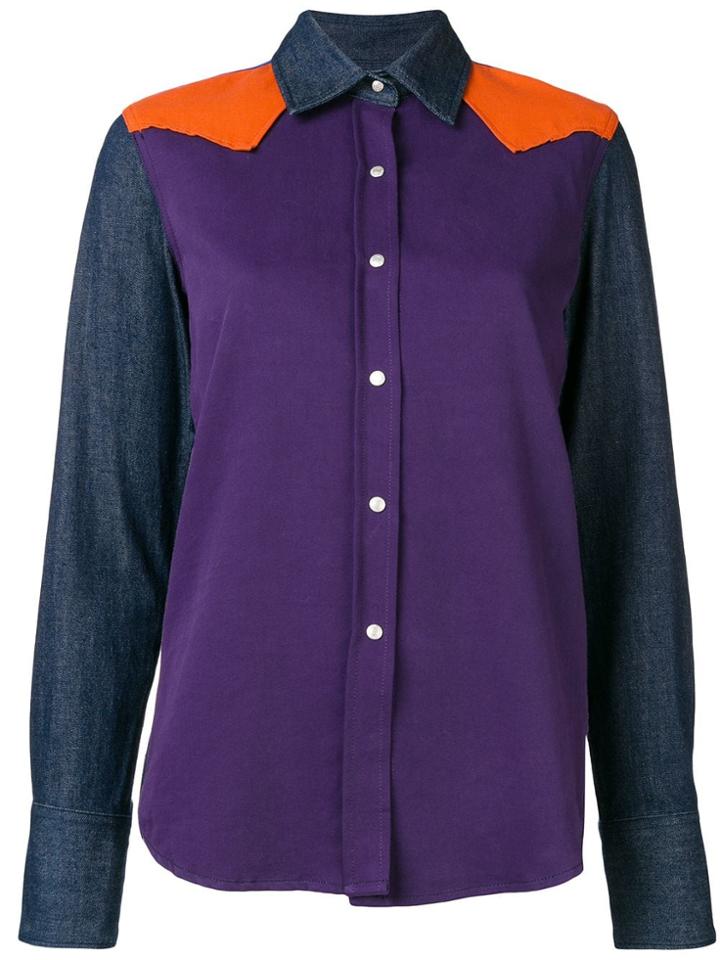 Calvin Klein Jeans Colour Block Shirt - Blue