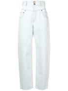 Alberta Ferretti High-waist Boyfriend Jeans - Blue