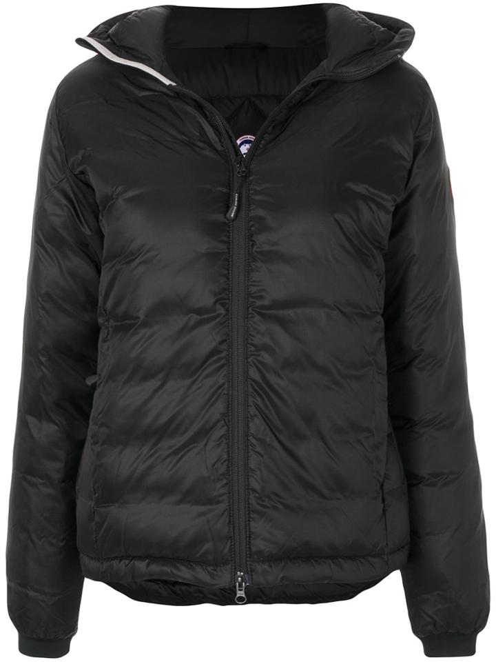Canada Goose Padded Hooded Coat - Black