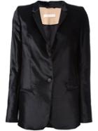 Ssheena - Fitted Blazer - Women - Polyester/viscose - 40, Black, Polyester/viscose