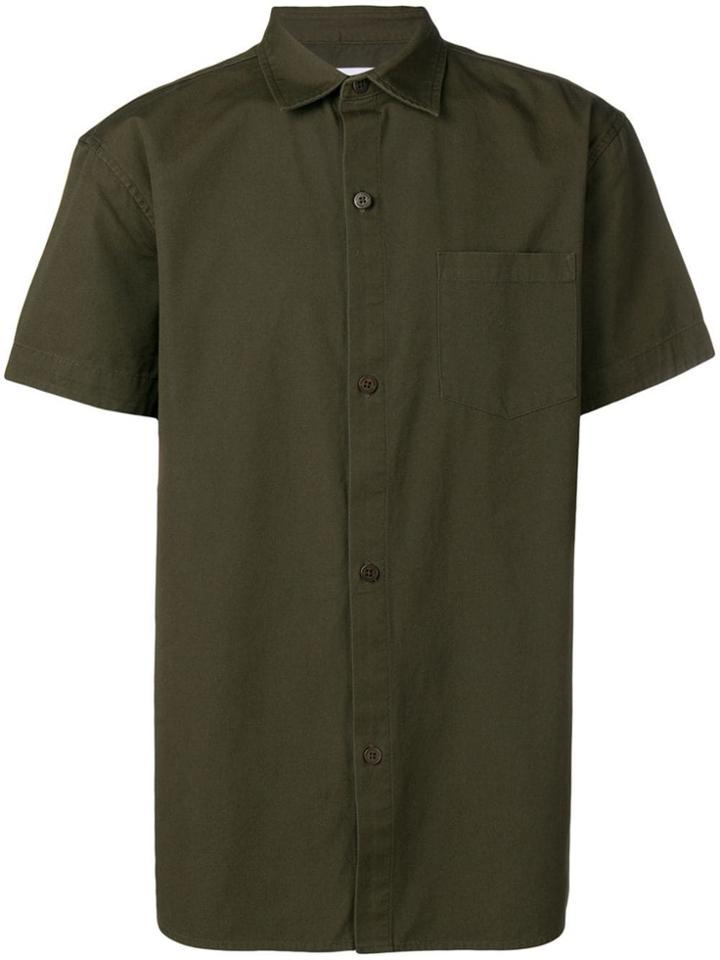 Han Kj0benhavn Logo Print Short Sleeve Shirt - Green