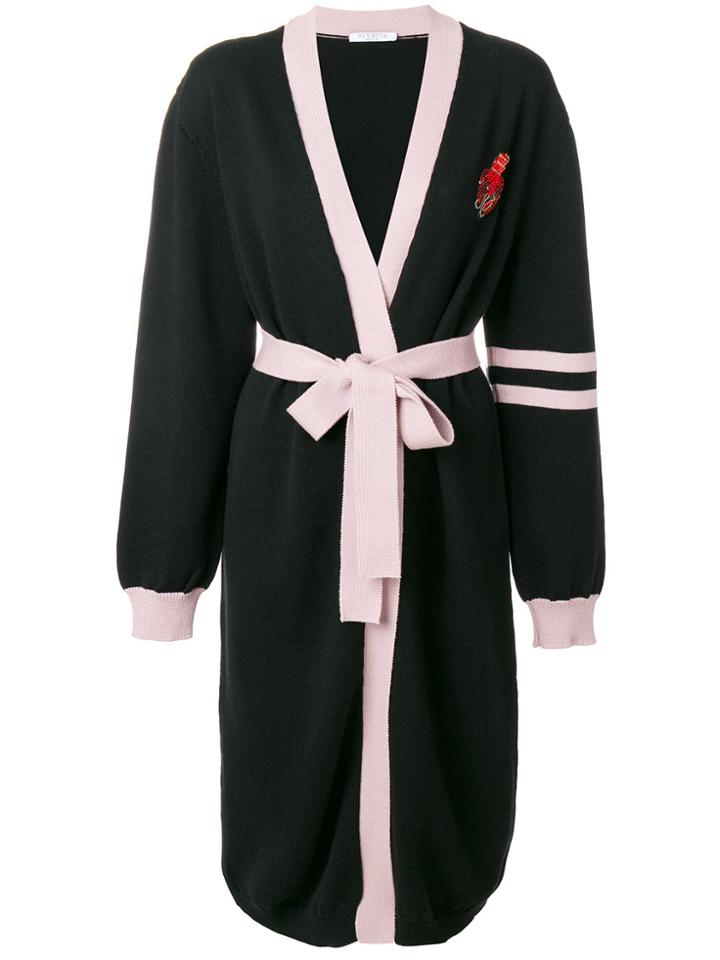 Vivetta Long Cardigan - Black