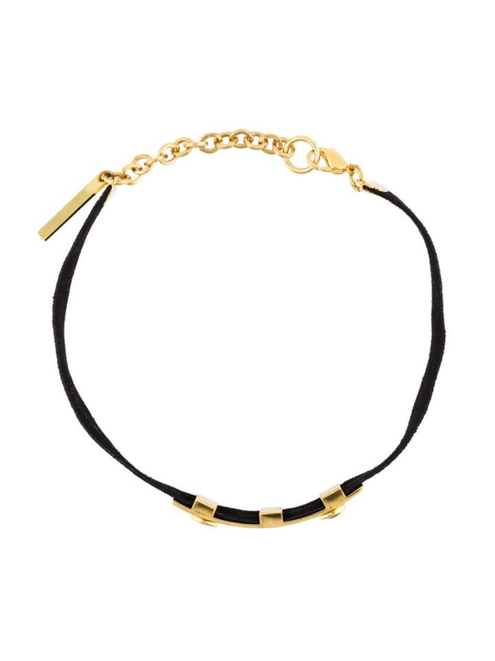 Lizzie Fortunato Jewels Black Darby Choker