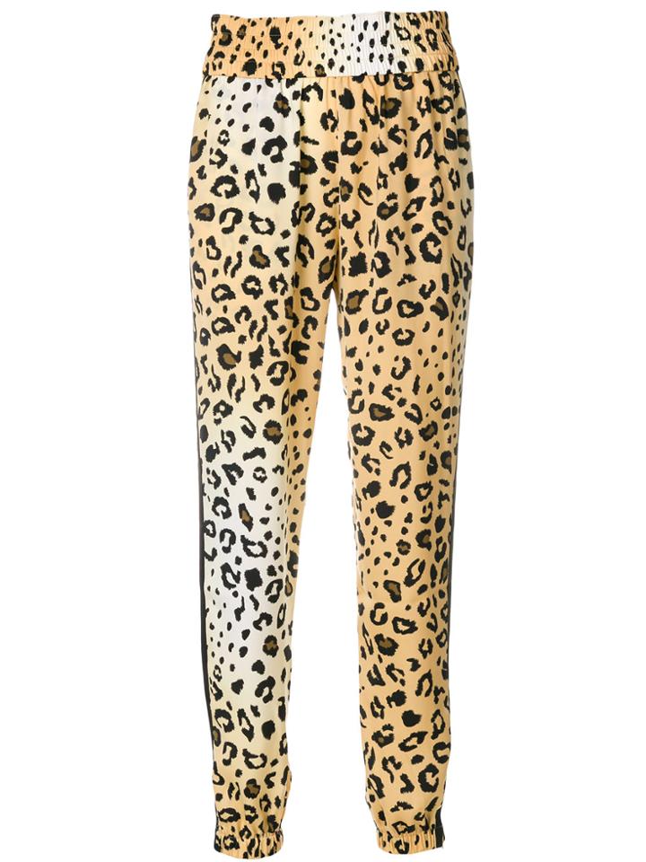 Kendall+kylie Leopard Print Trousers - Brown