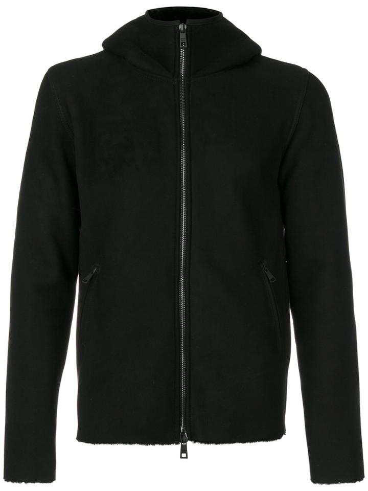 Giorgio Brato Zipped Hooded Jacket - Black