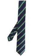 Borrelli Striped Tie - Blue