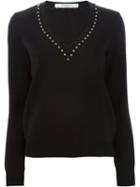 Givenchy Studded Sweater, Women's, Size: Medium, Black, Polyamide/wool