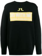 J.lindeberg Embroidered Logo Jumper - Black
