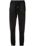Monreal London Cosy Mesh Panel Pocket Joggers - Black