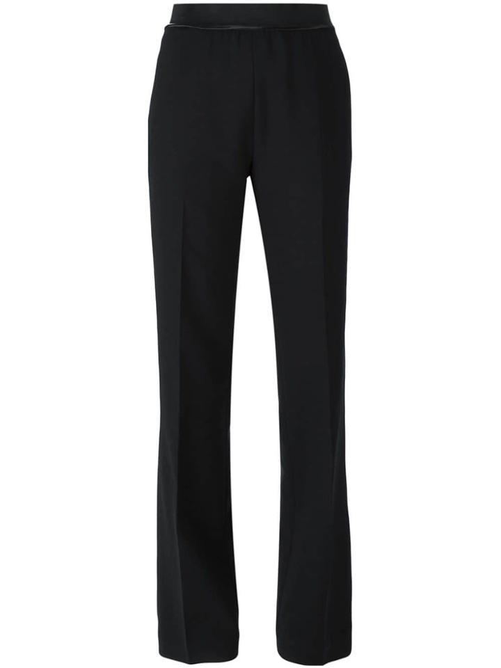 Haider Ackermann High Rise Straight Trousers - Black