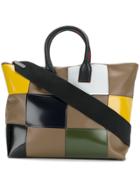 Marni Patchwork Tote - Green