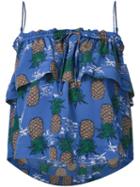 Sea Pineapple Print Vest