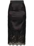 Dolce & Gabbana Dolce Skrt Lace Hem - Black