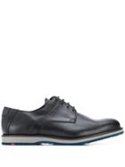 Lloyd Textured Panel Derby Shoes - Black