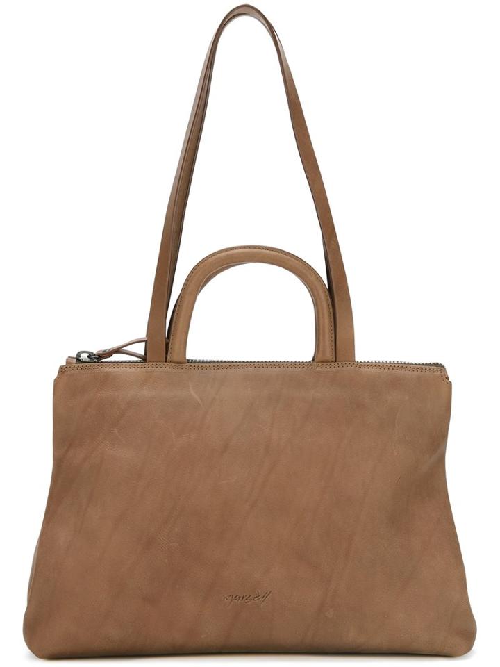 Marsèll Grained Classic Tote, Women's, Brown