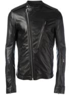 Rick Owens Cyclop Biker Jacket, Men's, Size: 54, Black, Sheep Skin/shearling/cupro/cotton